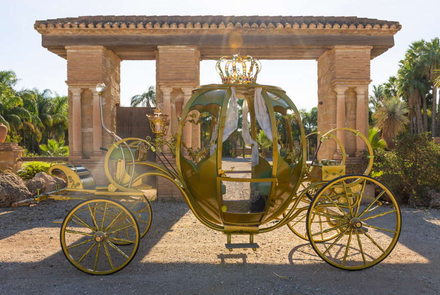 Carrozas para eventos - Carroza de la cenicienta para eventos - Carroza de cuento de hadas