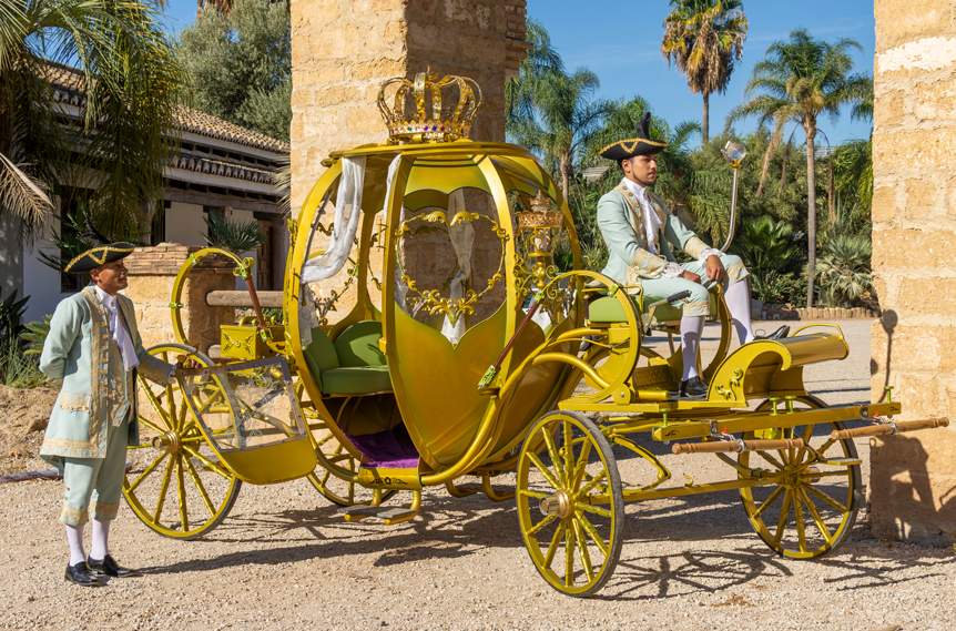 Carrozas para eventos - Carroza de la cenicienta para eventos - Carroza de cuento de hadas