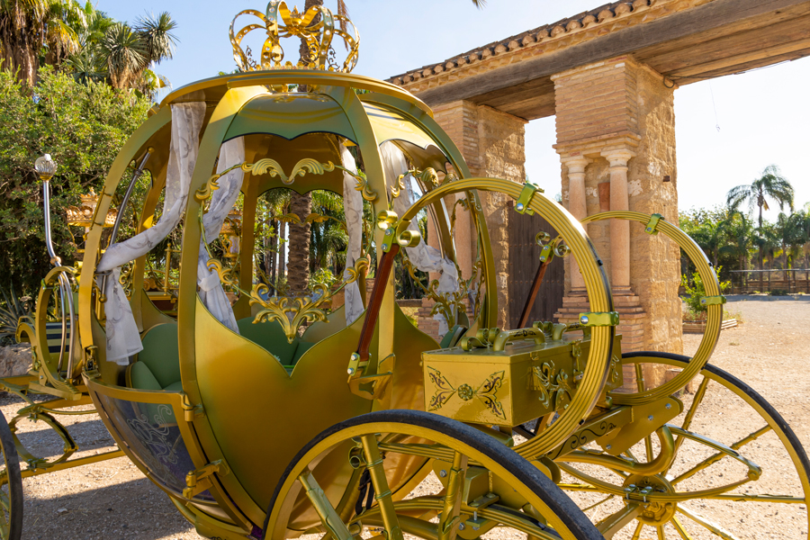 Carrozas para eventos - Carroza de la cenicienta para eventos - Carroza de cuento de hadas