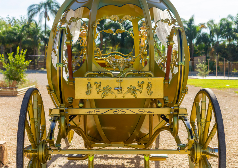 Carrozas para eventos - Carroza de la cenicienta para eventos - Carroza de cuento de hadas