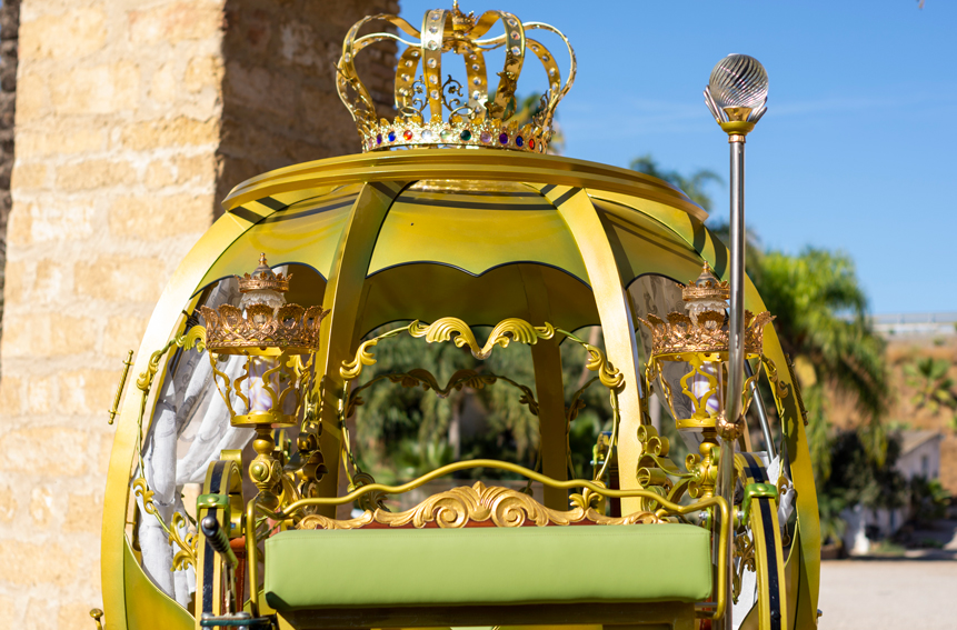 Carrozas para eventos - Carroza de la cenicienta para eventos - Carroza de cuento de hadas